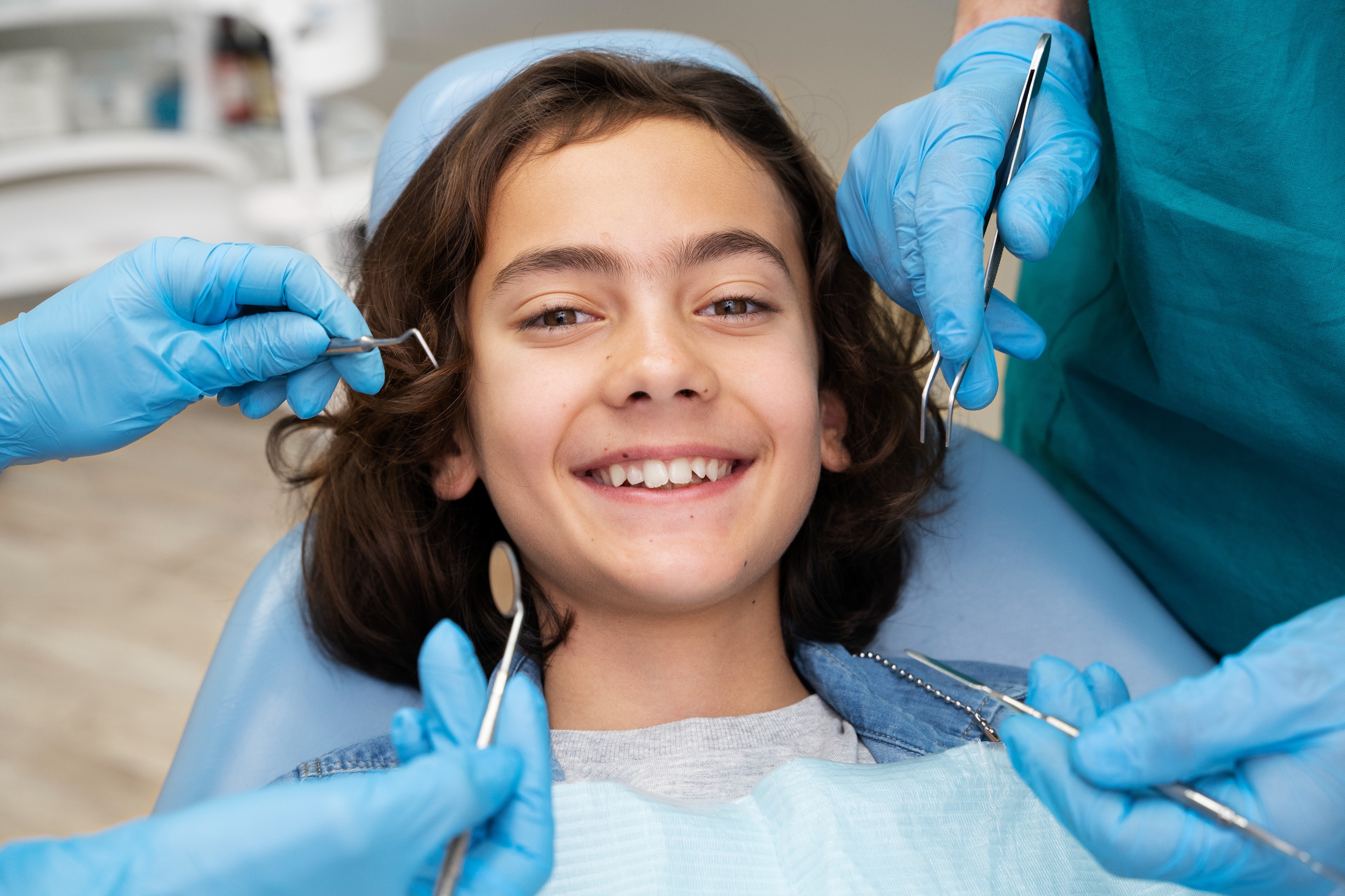 women get dental hygiene
